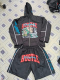 Hustle Nylon Set (Black)